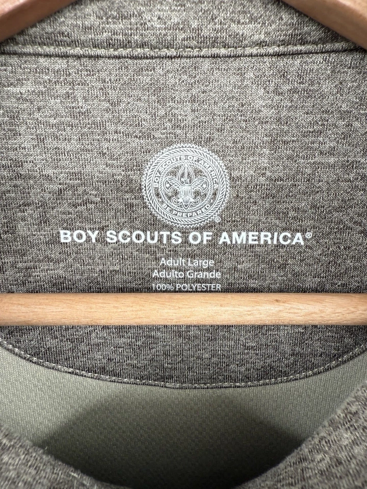 Boy Scouts of America Men’s 1/4 Zip Pullover 100% Polyester USA Size Large - Image 3 of 4