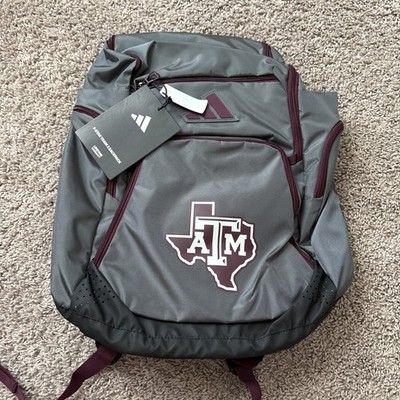 Adidas Texas A&M Aggie Football Player Issued Backpack Black 5 Comp  