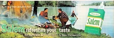 Salem Menthol Filter Cigarettes Camping Lakeside Nature Calls Vtg Mag Print Ad