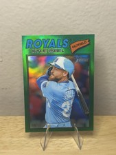 Kyle Isbel 2026 Topps Heritage Chrome Green /99 Royals #365