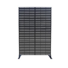 Kozyard Metal Privacy Screen 74" H x 47.2" W Decorative Outdoor Divider with ...