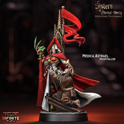 Hospitaller Proxy For Sisters 2models 12k Resolution 40mm Bases