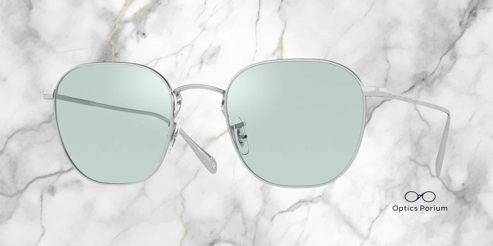 Gafas de sol para hombre OLIVER PEOPLE OV1305 5063 Clyne Silver Sea Mist transparentes 49 mm Foto 2 de 3