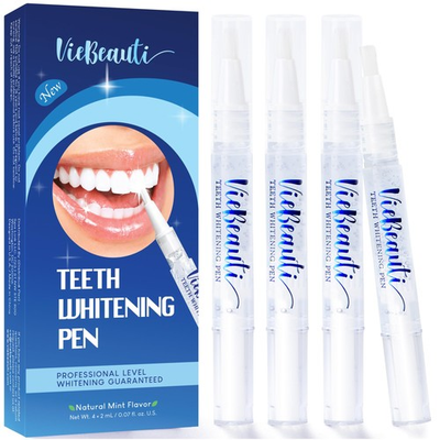 #ad #ad VieBeauti Teeth Whitening Pen 4 Pcs 40 Uses Effective Painless No $23.81