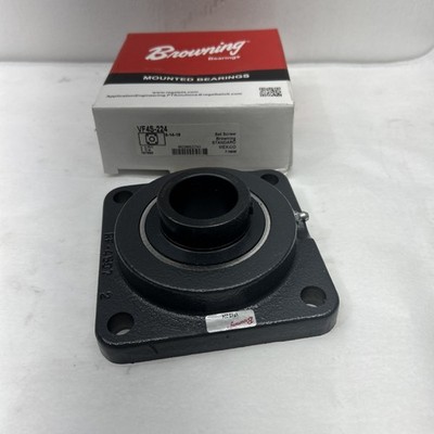 Browning Vf4s-224 Flange Bearing 1.5  Bore Mounted Cast Iron 4 Bolt. Sawmill