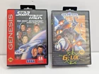 90’s Sega Genesis G-Loc Air Battle, Star Trek-The Next Generation -Untested