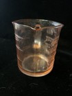 KELLOGG'S Measuring Cup Pink Depression Glass 1 Cup 3 Spout Hazel Atlas VINTAGE — photo 2
