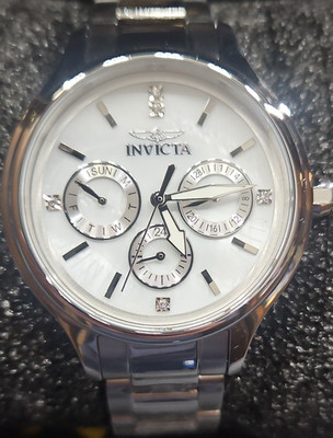 Invicta Angel Lumamode Women's Watch w/ Mother of Pearl Dial - 38mm, Steel