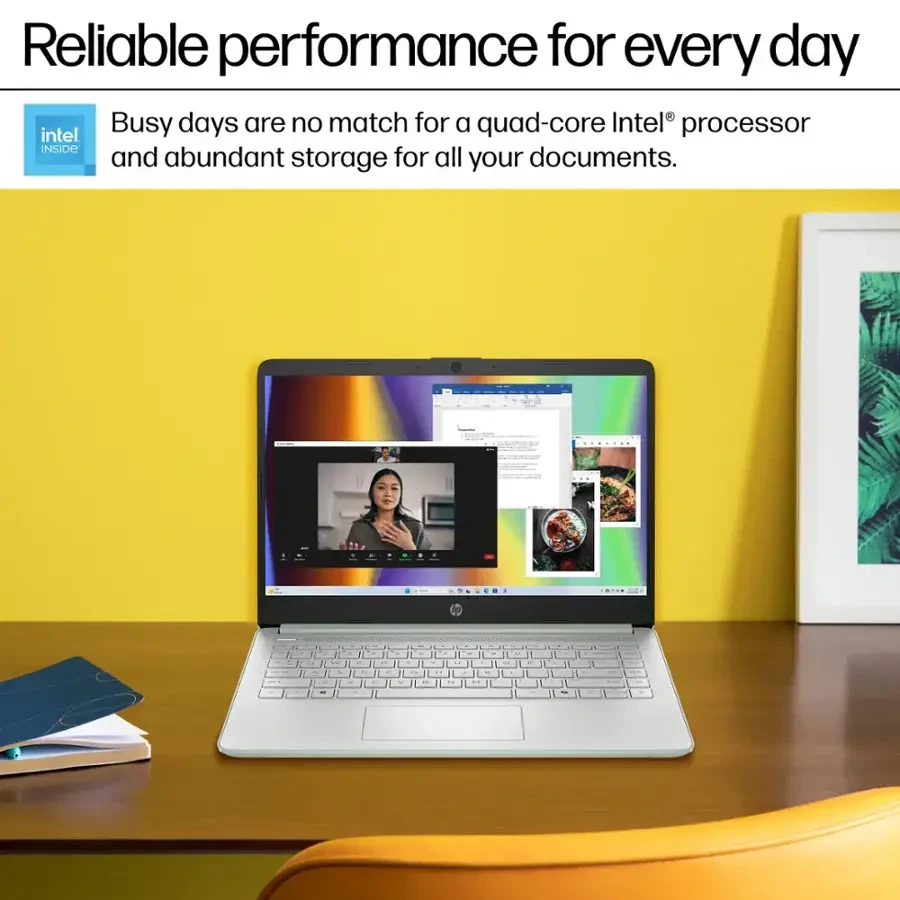 HP Stream 14" Laptop 16GB RAM 128GB UFS Intel Prcessor N150 Office 365 Green - Image 4 of 4