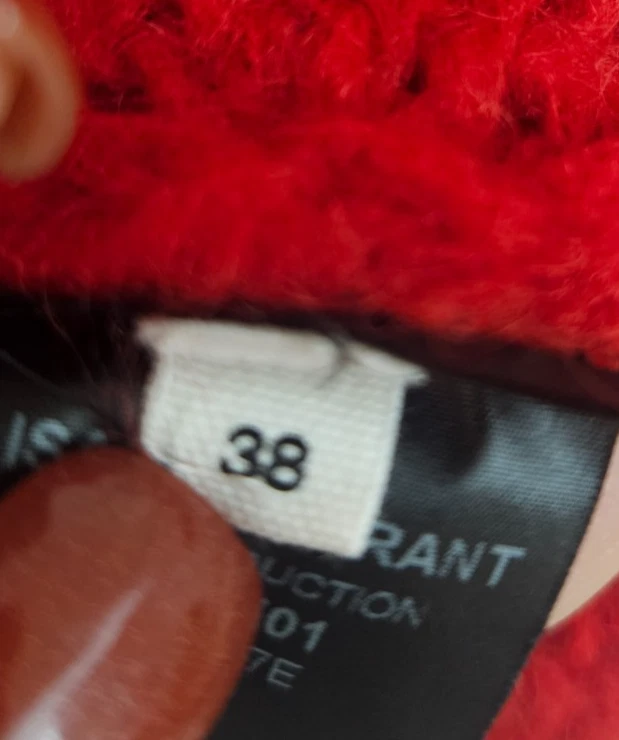 Etoile Isabel Marant Red Sweater Size 38 - Image 4 of 4