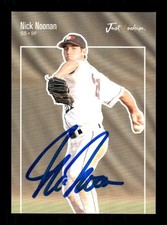 2007 Just Rookies #JR-4 Nick Noonan signed auto autograph  crisp on card BXCP62