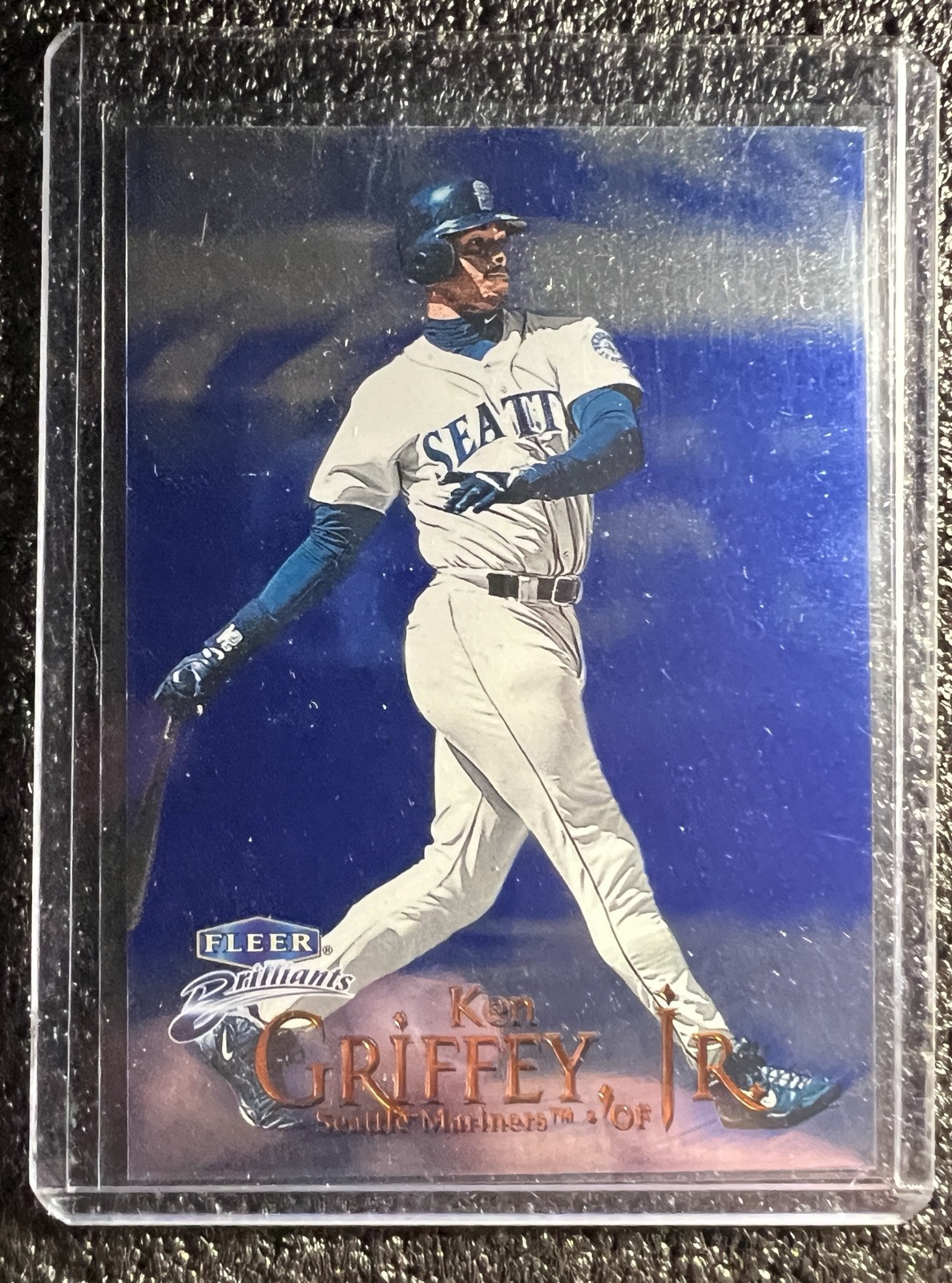 1999 Fleer Brilliants Blue Ken Griffey Jr #24B HOF