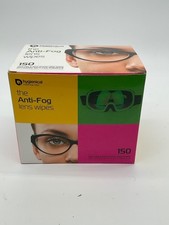 hygienical Anti Fog  Anti Static Lens Cleaning Wipes 150 Pre Moist Packs New