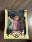 1985 Cabbage Patch Kids Doll Brown Ponytail In Box Pink Outfit Birth Certificate