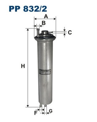 FILTRON Kraftstofffilter PP 832/2 Leitungsfilter für BMW E39 ALPINA 5er Touring