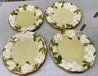 4 FOUR Stangl DINNER Plates White Dogwood 10"  UNUSED 1964-1978