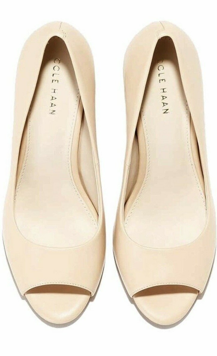 cole haan harlow open toe pump