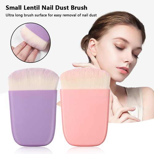 Nail Cleaning Brush Soft Fluffy Bristles Remove UV Gel Polish Cleaning