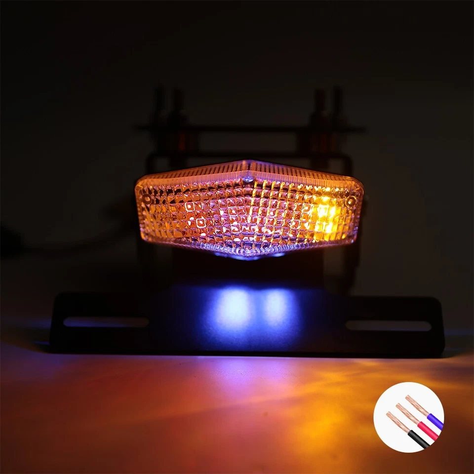 Soporte de matrícula LED para HONDA NC700S NC700X NC750D luz de freno señal de giro Foto 3 de 4