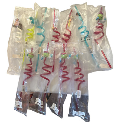 Crazy Straws Sippers Looney Tunes NEW Wiley Coyote Bugs Bunny