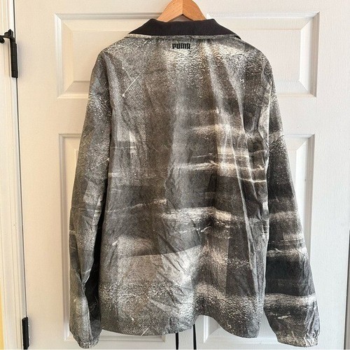 Puma x Han Kjøbenhavn Track Jacket grigio stampa astratta grande - Foto 10 di 10