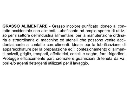 GRASSO ALIMENTARE SPRAY LUBRIFICANTE PER USO INDUSTRIA ALIMENTARE AMBROSOL 400ML - Foto 5 di 6