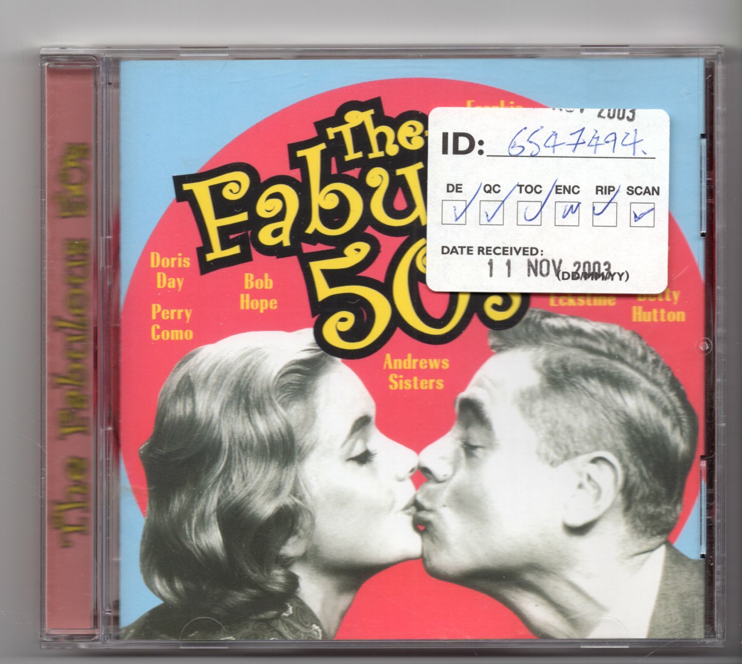 (JG434) The Fabulous 50s, 20 tracks various artists - 2003 CD