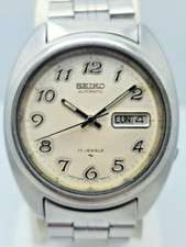 SEIKO MILITARY DIAL 7009-8081 DAY/DATE AUTOMATIC VINTAGE MEN  S WATCH