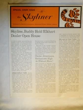 Rare Vintage 1966 Special Show Issue of Skyliner Elkhart, Indiana RV Newsletter