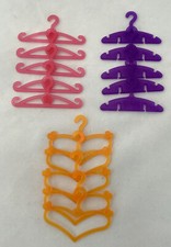 Barbie Little Extras Doll Sized ‘Hangers’ Set - Vintage 1990’s 2000- Rare Colour
