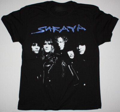 Vtg SARAYA Band Heavy Cotton All Size Men Women Black Shirt AP392