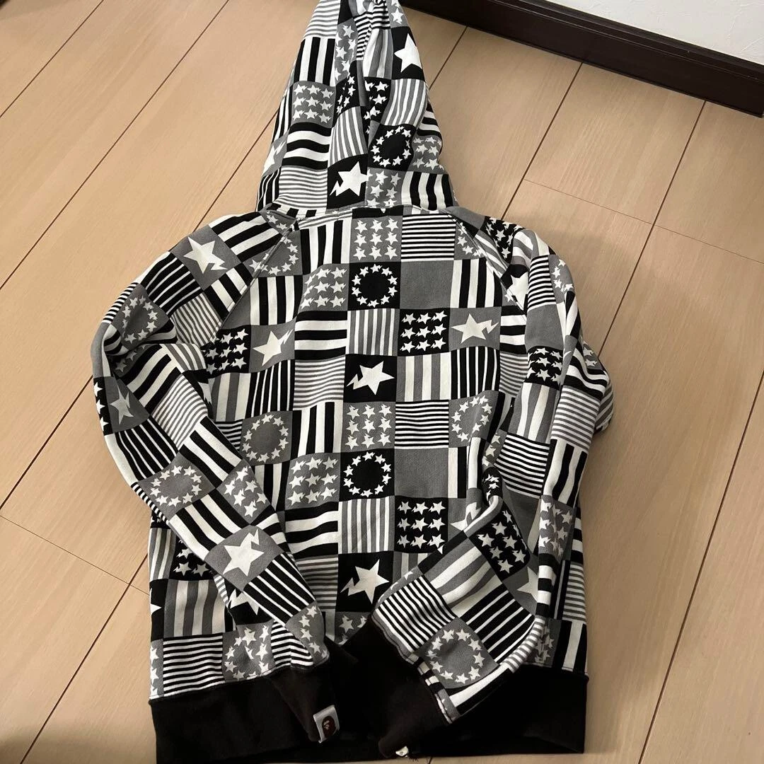 A BATHING APE (BAPE) Giacca con cappuccio BATHING APE BAPE Star STA modello generale da uomo taglia XXS da JP