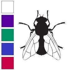Fly Insect Bug, Vinyl Decal Sticker, Multiple Colors & Sizes #2882