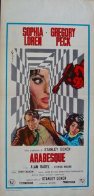 ARABESQUE Italian locandina movie poster SOPHIA LOREN GREGORY PECK ...