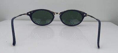 Vintage Sun Gear 607156 Dark Blue Silver Sunglasses Japan Frames