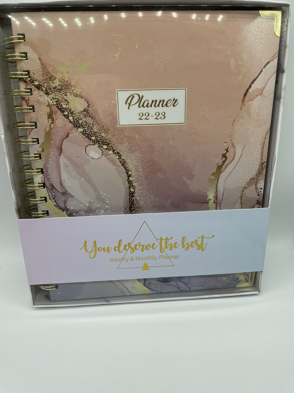 Planner 2022-June 2023 Weekly Monthly Planner Large You Deserve The Best New-image