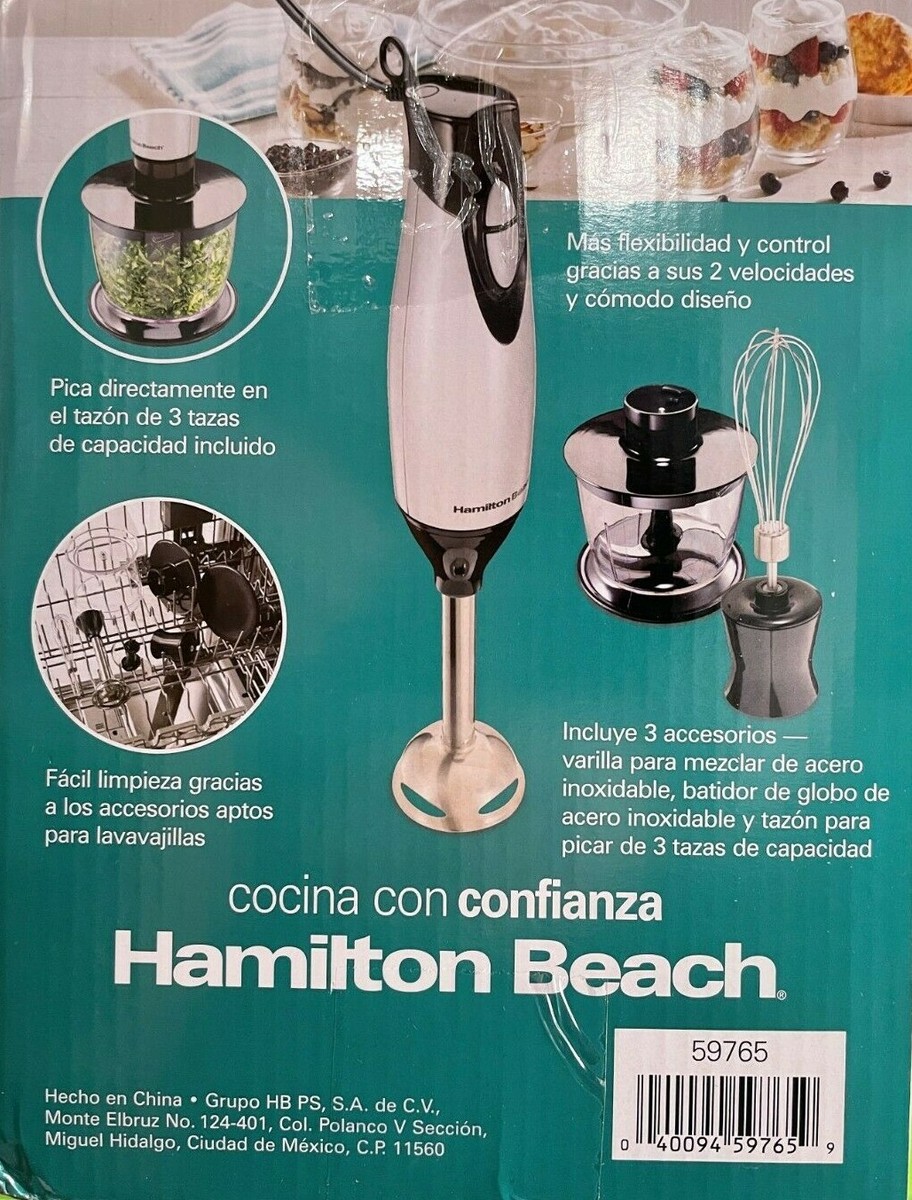 Hamilton Beach - 59765 - Immersion Hand Blender | eBay