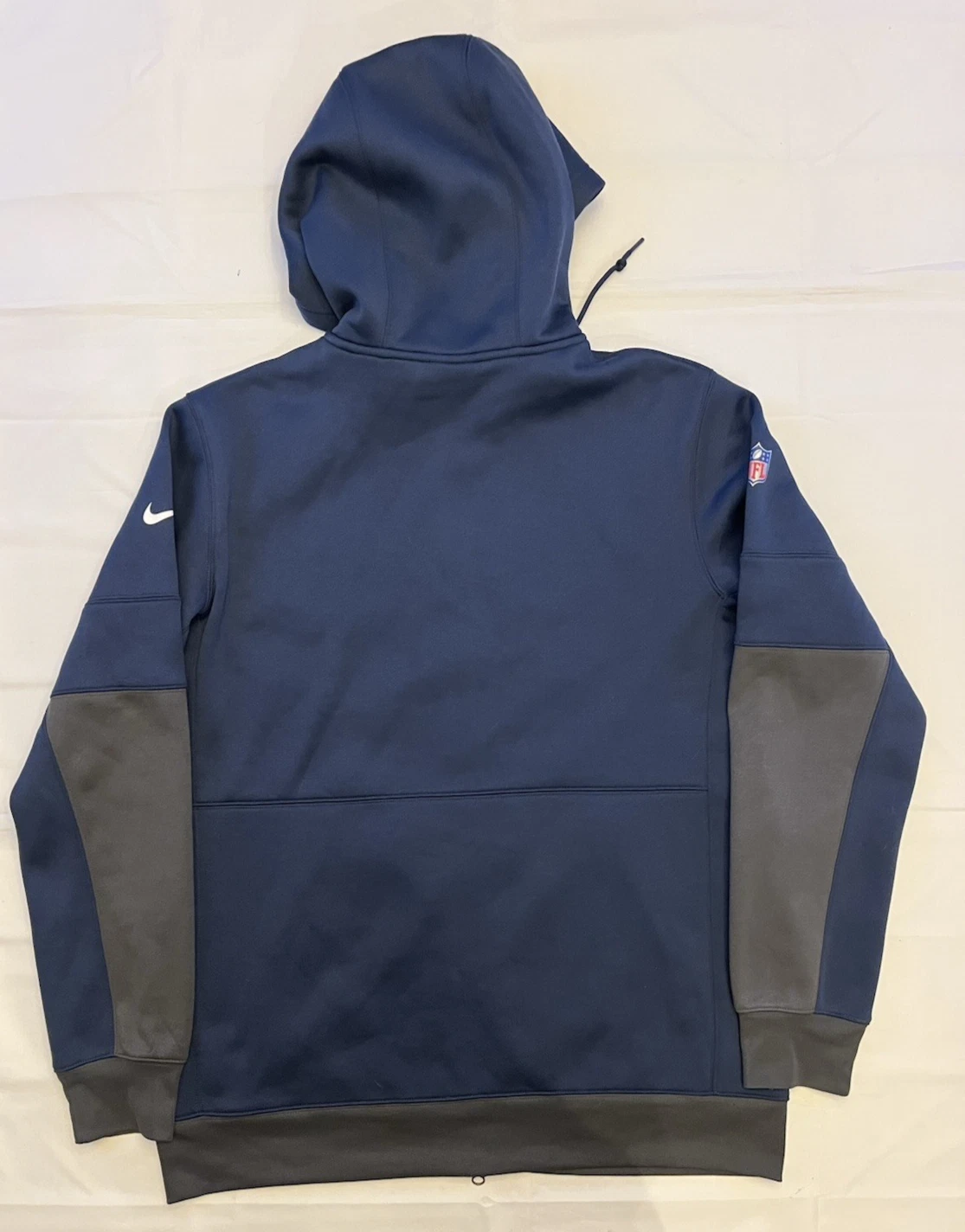 Felpa con cappuccio Nike Dri Fit Dallas Cowboys On Field Full Zip Sideline Coach uomo grande