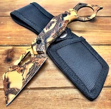 7.25" TACTICAL SURVIVAL Rambo Hunting FIXED BLADE KNIFE Army Bowie w/ SHEATH YC