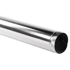 5 In. X 2 Ft. round Metal Duct Pipe