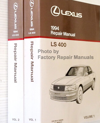 1994 Lexus LS400 Factory Service Manual Set LS 400 Original Shop