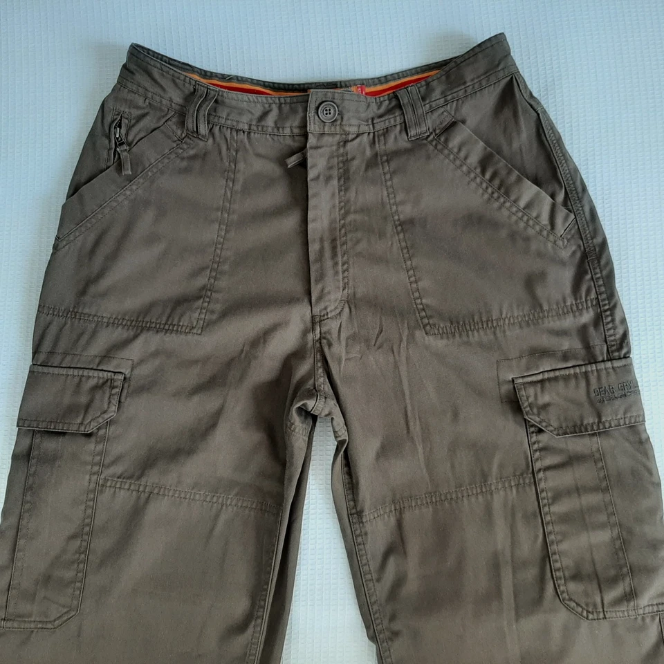 Craghoppers Bear Grylls Mens Cargo Pants Sz Small UK 34" Brown Outdoor Hike Camp - Image 4 of 4