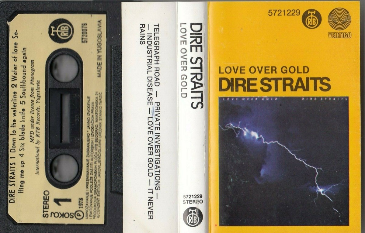 DIRE STRAITS LOVE OVER GOLD CASSETTE TAPE YUGOSLAVIA | eBay