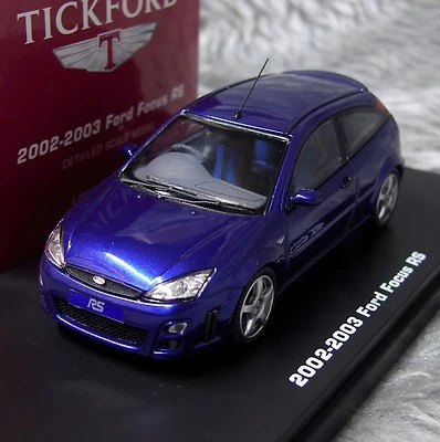 1:43 IXO Premium-X Tickford Ford Focus RS Mk1 2002-2003 Imperial Blue RHD