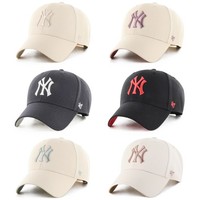 '47 Brand Mlb New York Yankees Ballpark Snap Mvp Cap Basecap Ny Logo Stickerei