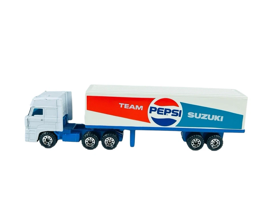 Matchbox Convoy CY-25 PEPSI Team Suzuki ~ 1987 Blue Window Box Die Cast - Image 2 of 4