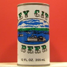 Key City Beer S/S 12 ounce Can Dubuque Star Brewing Iowa Norv's Graf Tavern M98