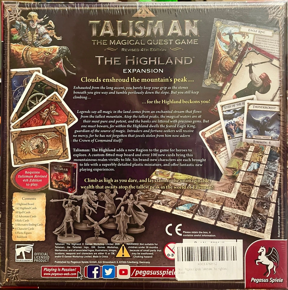 Talisman - The Highland Expansion - NEW - Pristine (Pegasus Spiele) - Image 2 of 4
