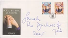 SARAH FERGUSON SIGNED JERSEY WEDDING COVER