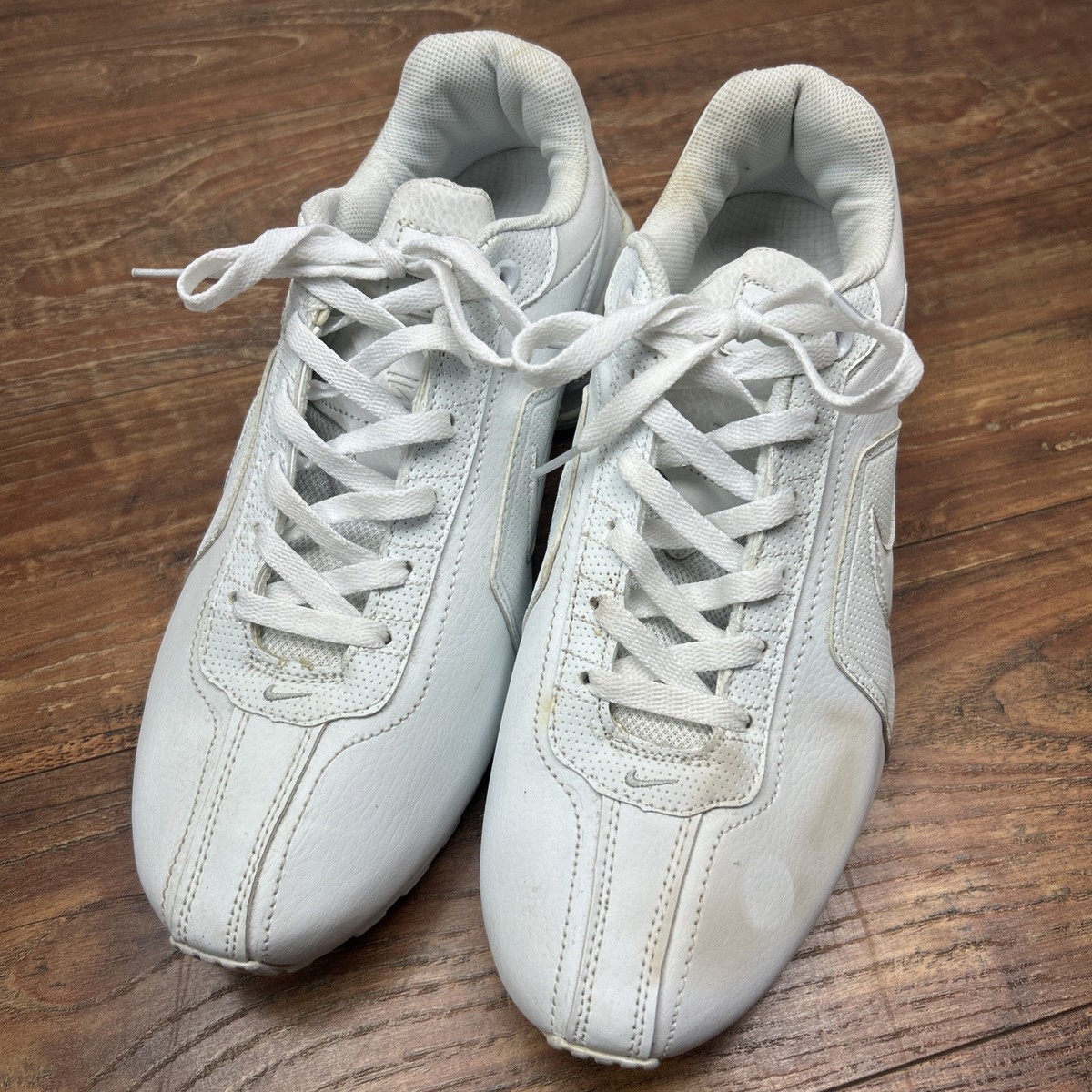 RARE Nike Shox Men's Shoes size 12 Solid All White 407988-105 | eBay
